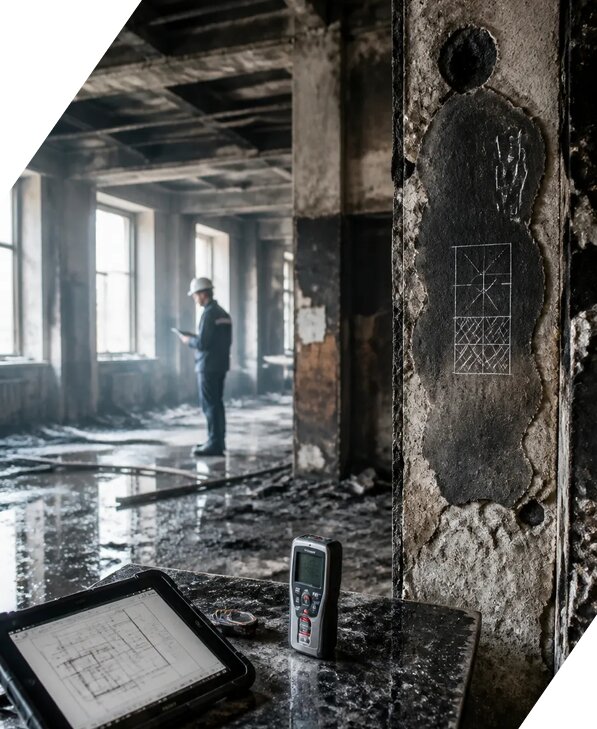 Обследование зданий после пожара в Снежинске от 15588 р. | ЭкспертизаРоссия