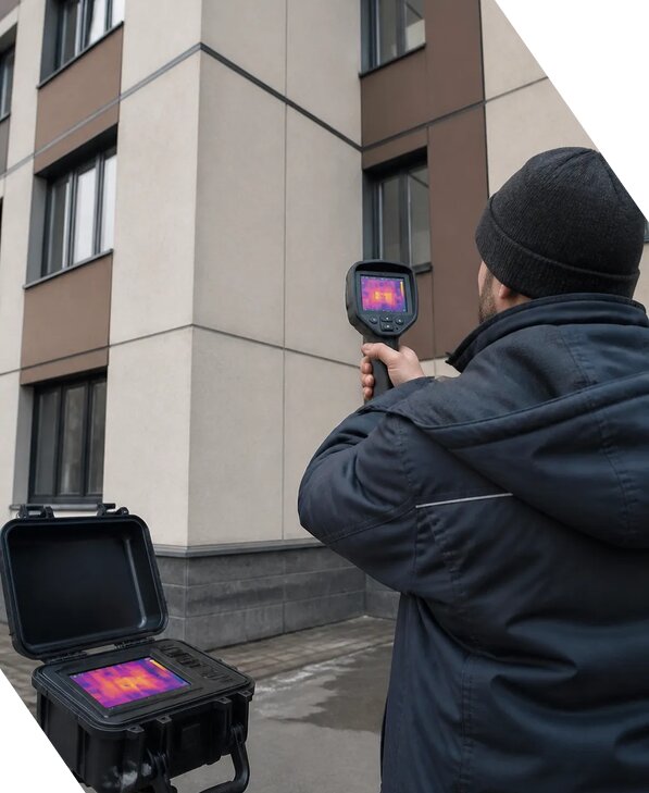 Тепловизионное обследование зданий и сооружений в Снежинске